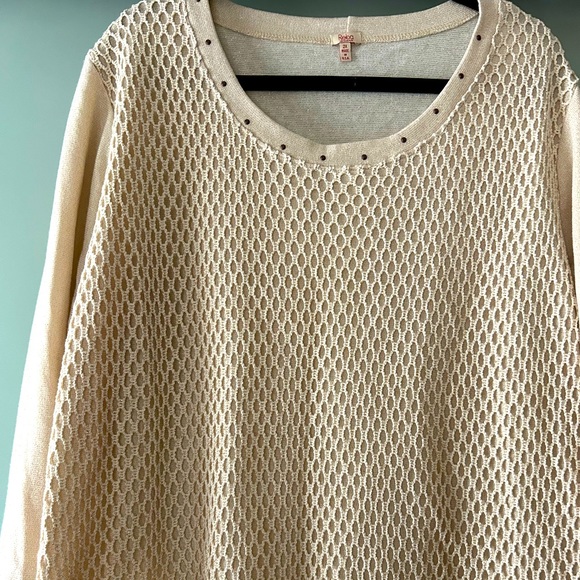 Reba Woman sparkling netted Top - Picture 1 of 7